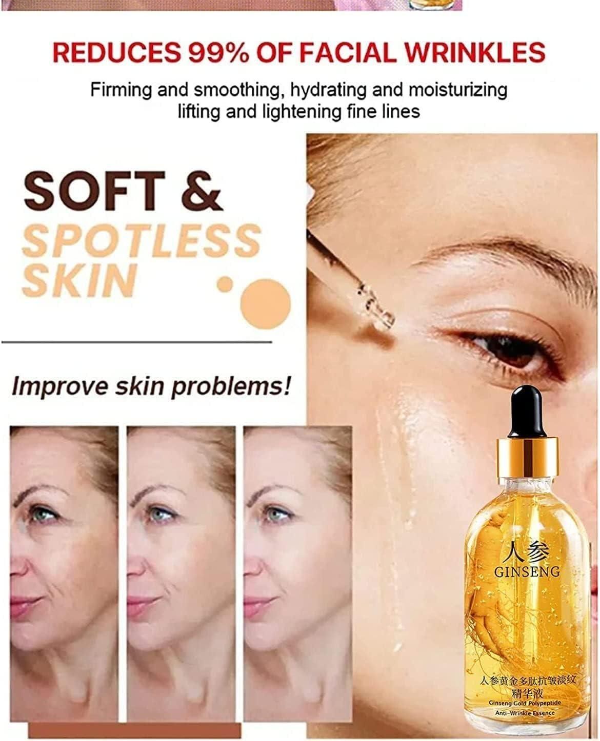 Ginseng Gold Polypeptide Anti-Ageing Serum Pack of 2 cash on delivery