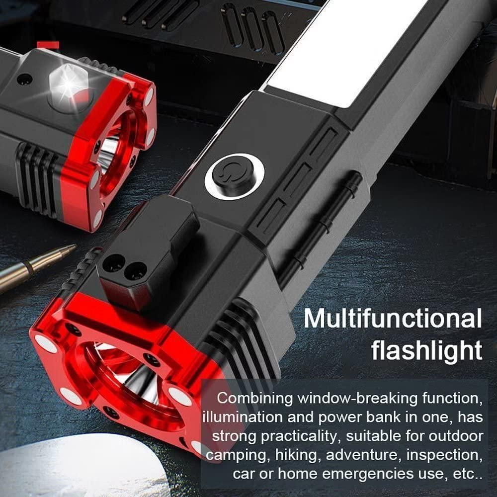 Portable Rechargeable Torch LED Flashlight – Super Bright, Long-Range & Multi-Mode