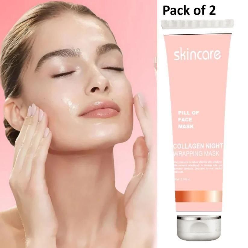 ✨ Collagen Night Wrapping Peel Off Mask Pack of 2 free shipping cash on delivery