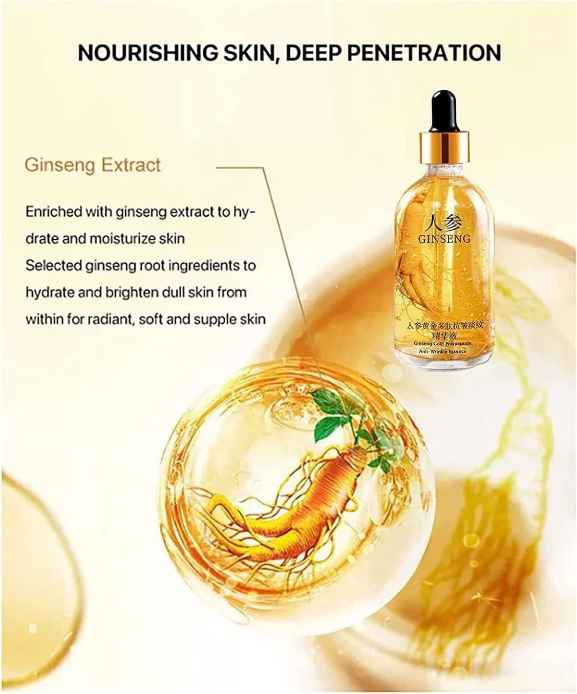 Ginseng Gold Polypeptide Anti-Ageing Serum Pack of 2 cash on delivery