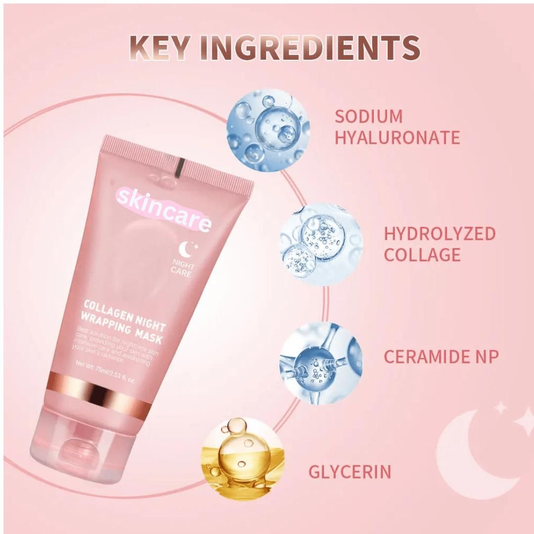 ✨ Collagen Night Wrapping Peel Off Mask