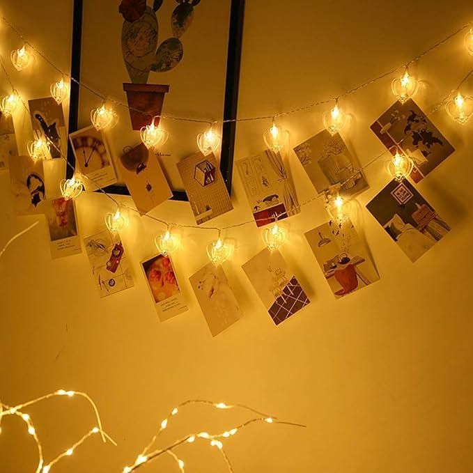 💖 Heart Shaped LED Lights — Light Up Your Love!