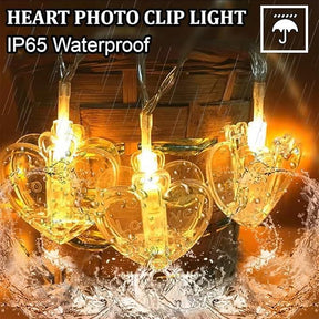 💖 Heart Shaped LED Lights — Light Up Your Love!