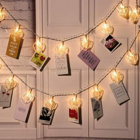 💖 Heart Shaped LED Lights — Light Up Your Love!
