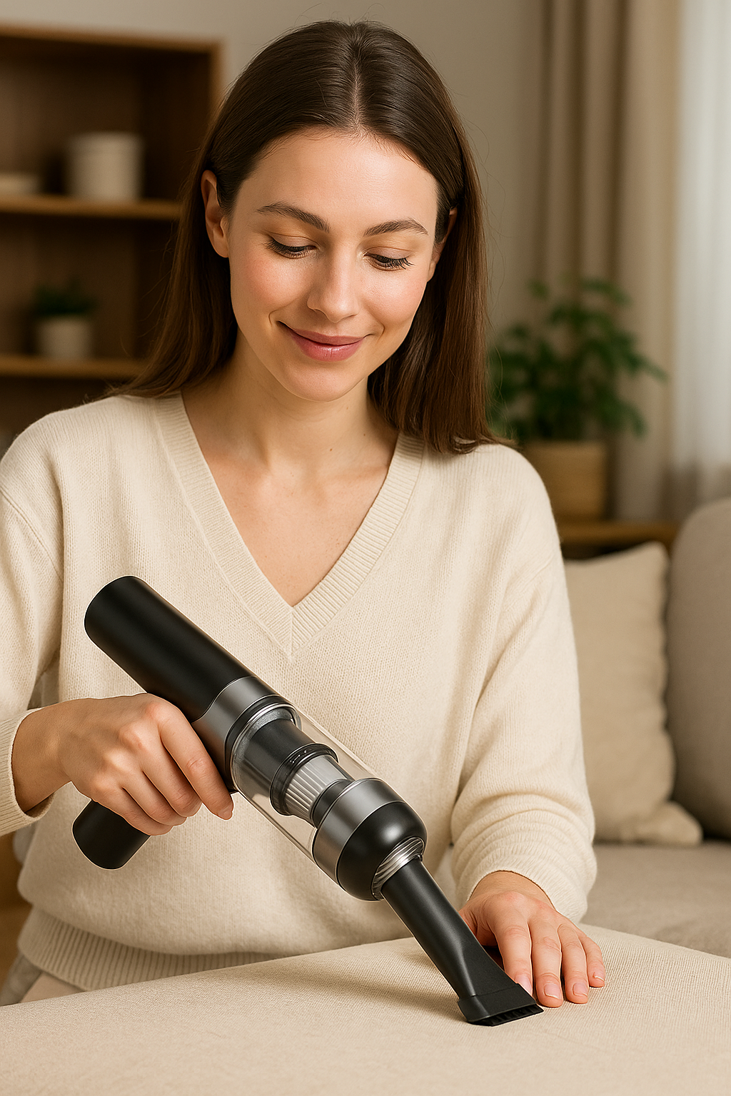 2 in 1 Vacuum Cleaner-Handheld Vacuum Car Cleaner Air Duster Wireless Rechargeable Home