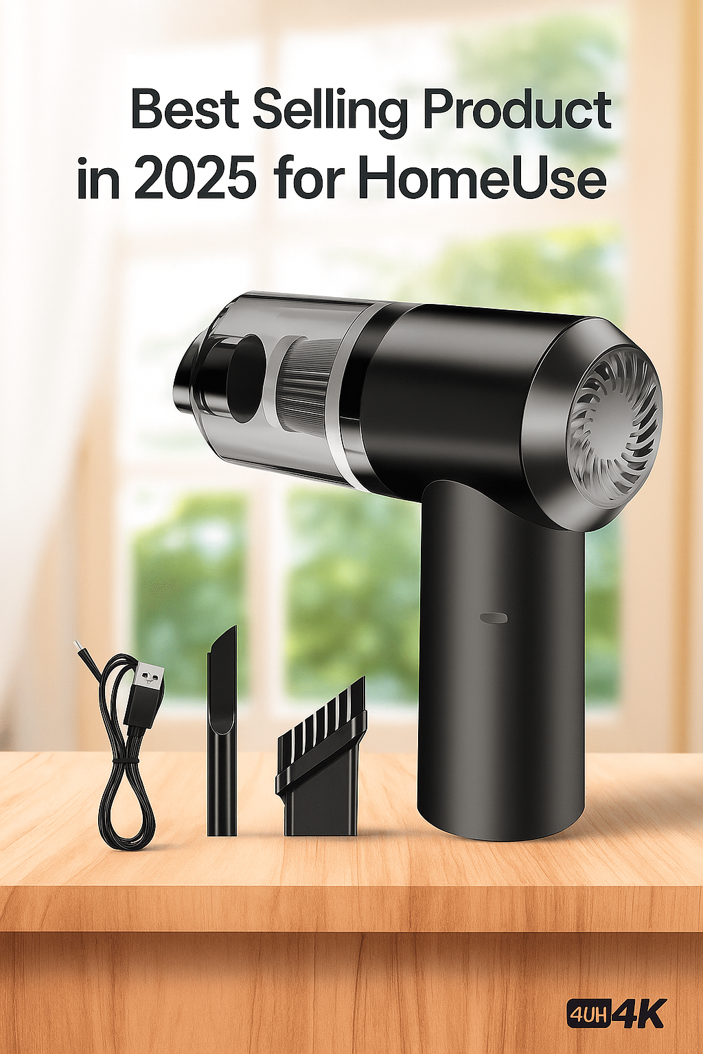 2 in 1 Vacuum Cleaner-Handheld Vacuum Car Cleaner Air Duster Wireless Rechargeable Home