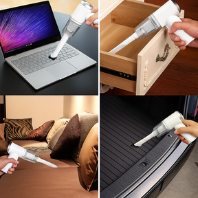 2 in 1 Vacuum Cleaner-Handheld Vacuum Car Cleaner Air Duster Wireless Rechargeable Home