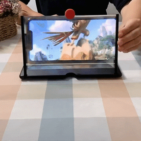 “XANK 7‑inch Mobile Screen Magnifier – HD View, Eye Relief & Portable Stand”