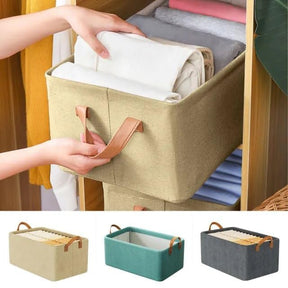 Foldable Clothes Storage Box with Steel Frame